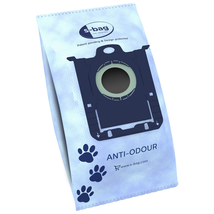 S-bag ANTI ODOUR vrečka za sesalnik proti neprijetnim vonjavam E203S s-bag® Anti-Odour Vacuum Cleaner Bags