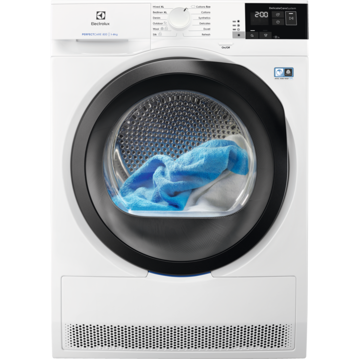 Electrolux PerfectCare 800 sušilni stroj z s toplotno črpalko kapacitete 8 kg