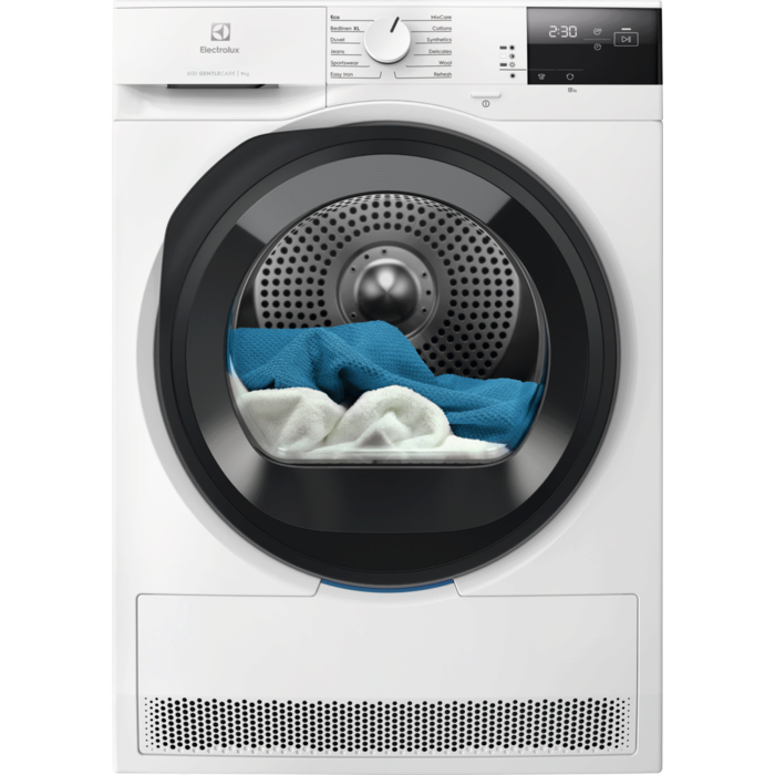 Electrolux 600 GentleCare sušilni stroj z s toplotno črpalko kapacitete 9 kg