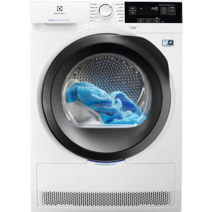 Electrolux PerfectCare 900 sušilni stroj z s toplotno črpalko kapacitete 8 kg