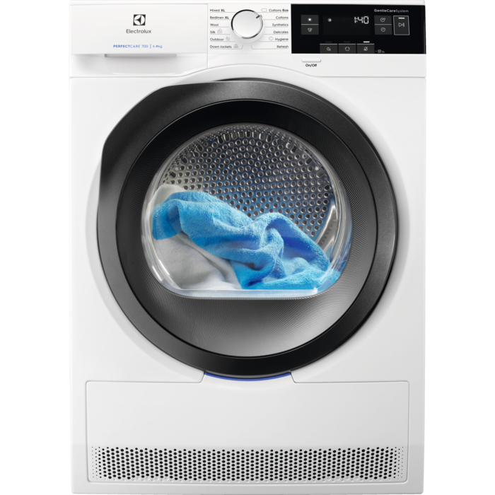 Electrolux PerfectCare 700 sušilni stroj z s toplotno črpalko kapacitete 9 kg