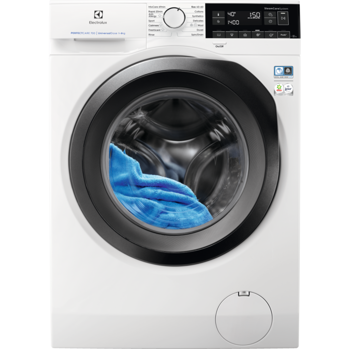 Electrolux PerfectCare 700 pralni stroj kapacitete 8 kg in 1400 obratov