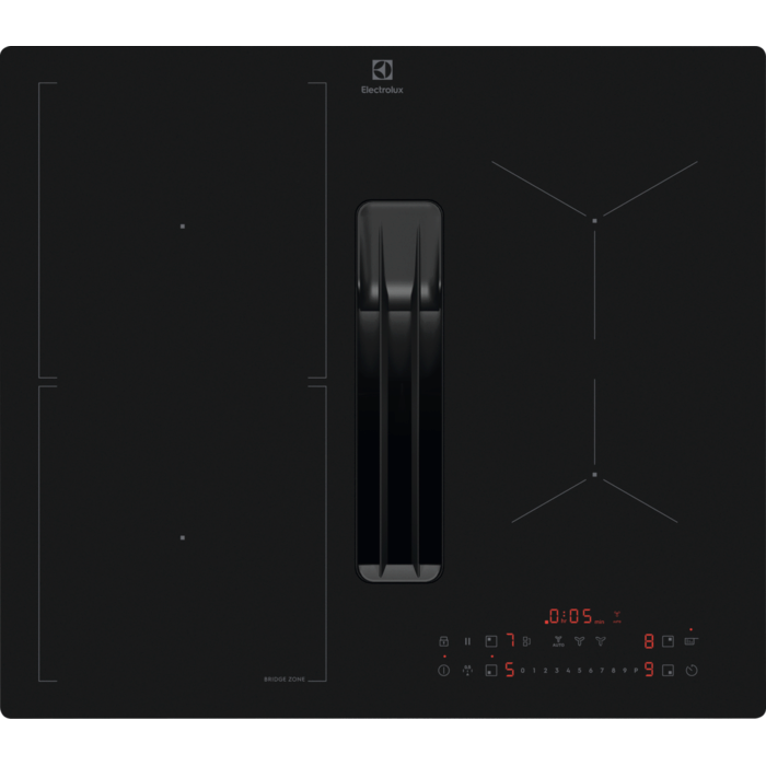 Electrolux Extractor Hob kuhalna plošča z integrirano napo 60 cm