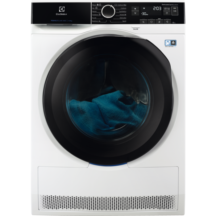 Electrolux PerfectCare 800 sušilni stroj z s toplotno črpalko kapacitete 8 kg