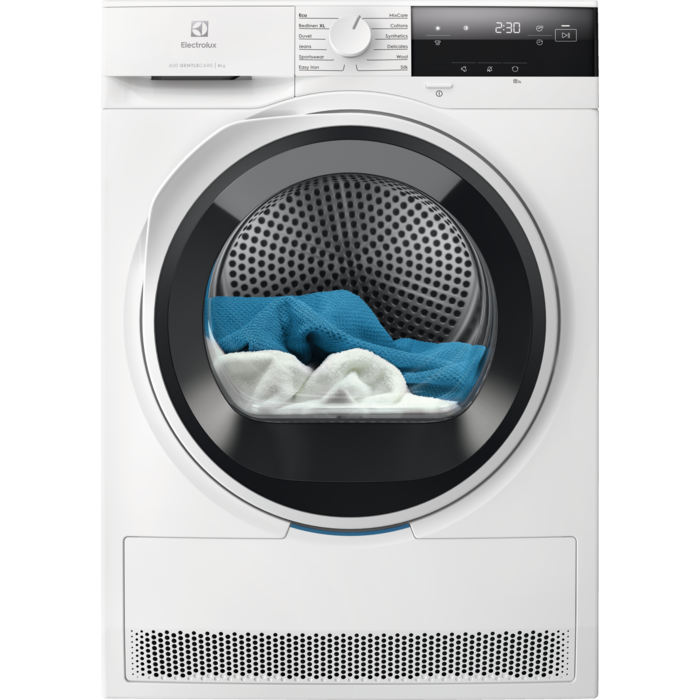 Electrolux 600 GentleCare sušilni stroj z s toplotno črpalko kapacitete 8 kg