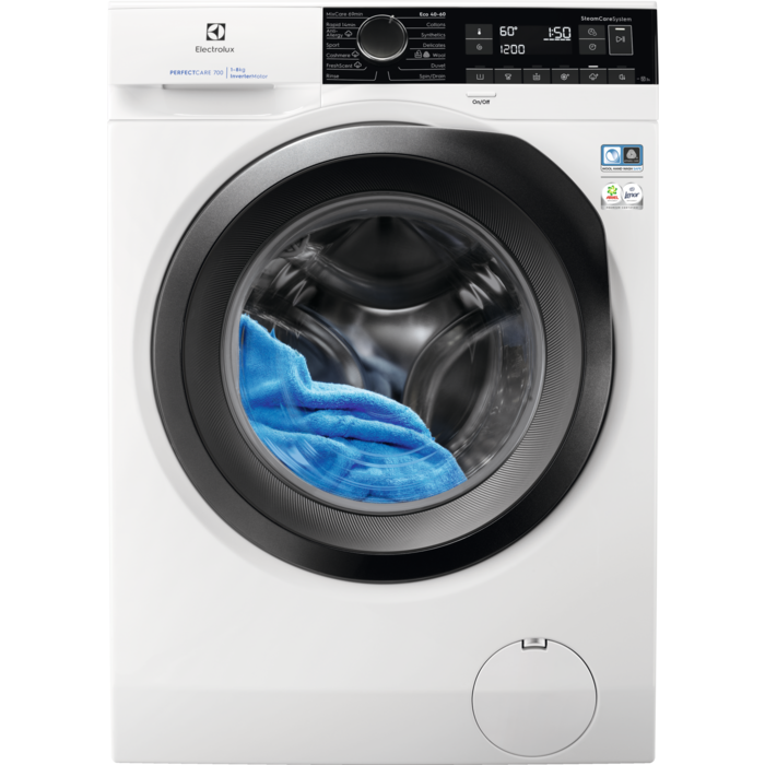 Electrolux PerfectCare 700 pralni stroj kapacitete 8 kg in 1400 obratov