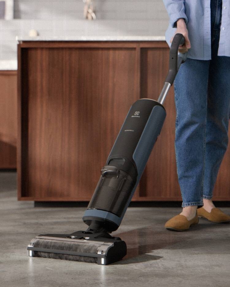 Vacuum on floor