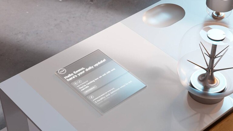 Digital update on table