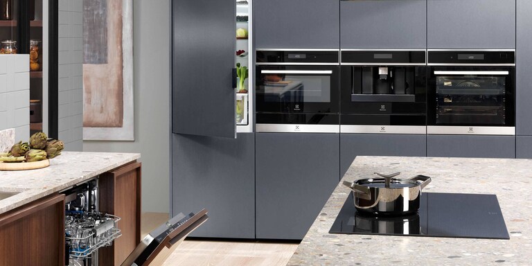 Kitchen with devices
